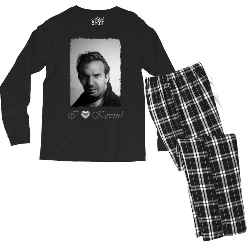 Trending I Love Kevin ! Men's Long Sleeve Pajama Set | Artistshot