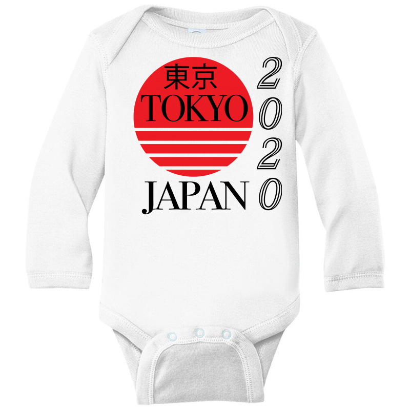 Tokyo Japan 2020 For Light Long Sleeve Baby Bodysuit by autlu2024 | Artistshot