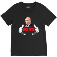 Fuck Putin   Red V-neck Tee | Artistshot