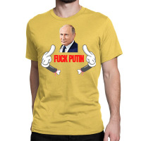 Fuck Putin   Red Classic T-shirt | Artistshot