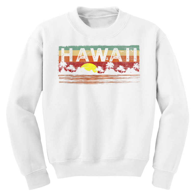 Vintage Tropical Hawaii T Shirt   Hawaiian T Shirt Youth Sweatshirt by adam.troare | Artistshot