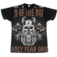 Limited Edition Mens Man Of Norse Fears Odin Wife Nordic Warrior Vikin Graphic T-shirt | Artistshot