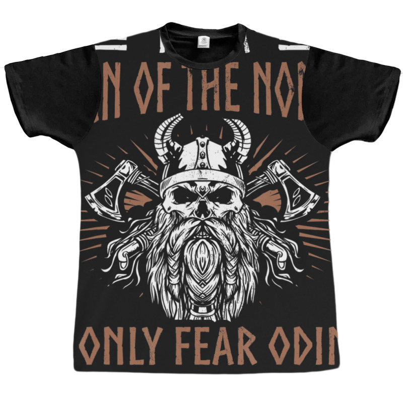 Limited Edition Mens Man Of Norse Fears Odin Wife Nordic Warrior Vikin Graphic T-shirt | Artistshot