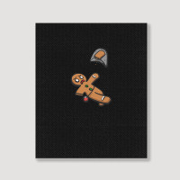 Gingerbread Man Bouldering Portrait Canvas Print | Artistshot