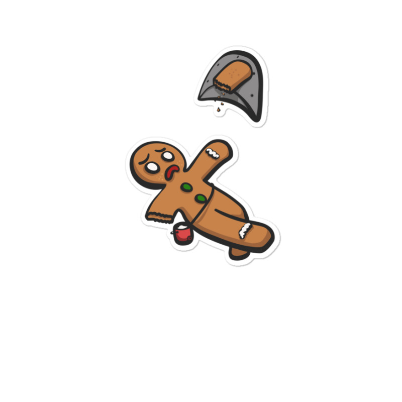 Gingerbread Man Bouldering Sticker | Artistshot