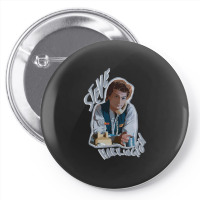 Steve Harrington Digital Illustration Edit 1 Pin-back Button | Artistshot