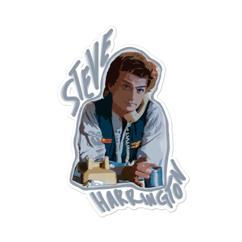 Steve Harrington Digital Illustration Edit 1 Sticker | Artistshot