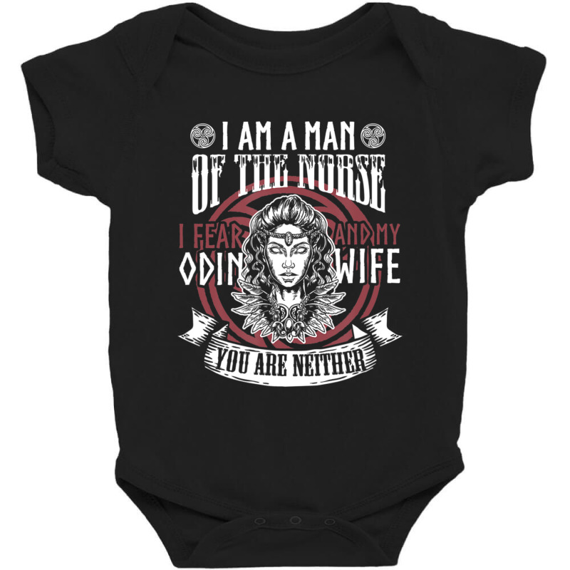 Limited Edition Mens Norse Viking For A Viking Warrior Baby Bodysuit | Artistshot