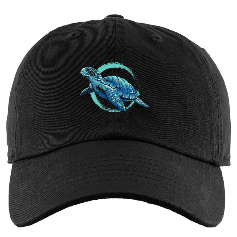 Cute Sea Animal Lover Ocean Pet Owner Gift Aquarium Turtle Kids Cap by JamesArtists | Artistshot