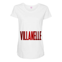 Villanelle Relaxed Fit Maternity Scoop Neck T-shirt | Artistshot