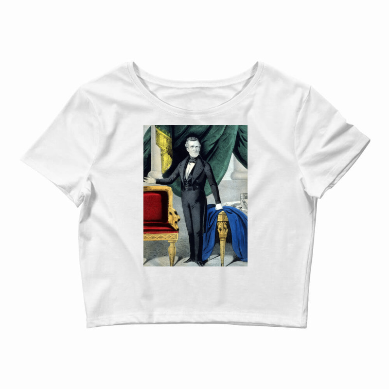 James K Polkpresident Elect Of The United States 1844 Currier Amp Ives Crop Top by gouselauckt | Artistshot