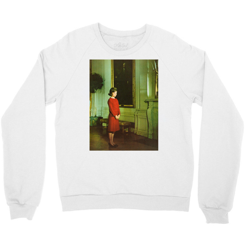 Jaqueline Quotjackiequot Kennedy Quotwhite House Tourquot   Summer Crewneck Sweatshirt by gouselauckt | Artistshot