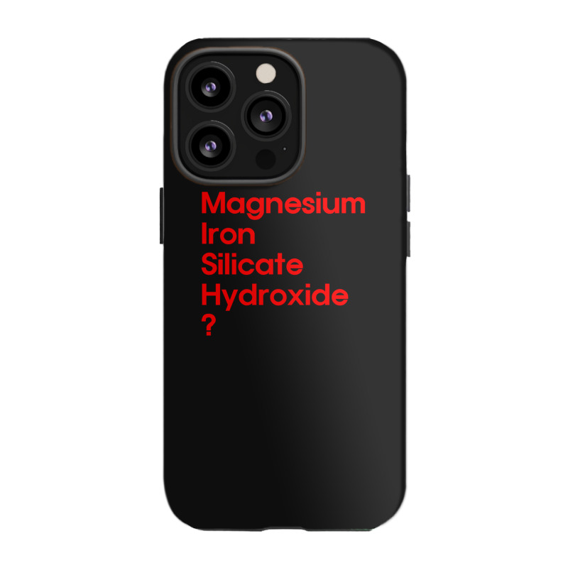 Magnesium Iron Silicate Hydroxide In Red Iphone 13 Pro Case | Artistshot