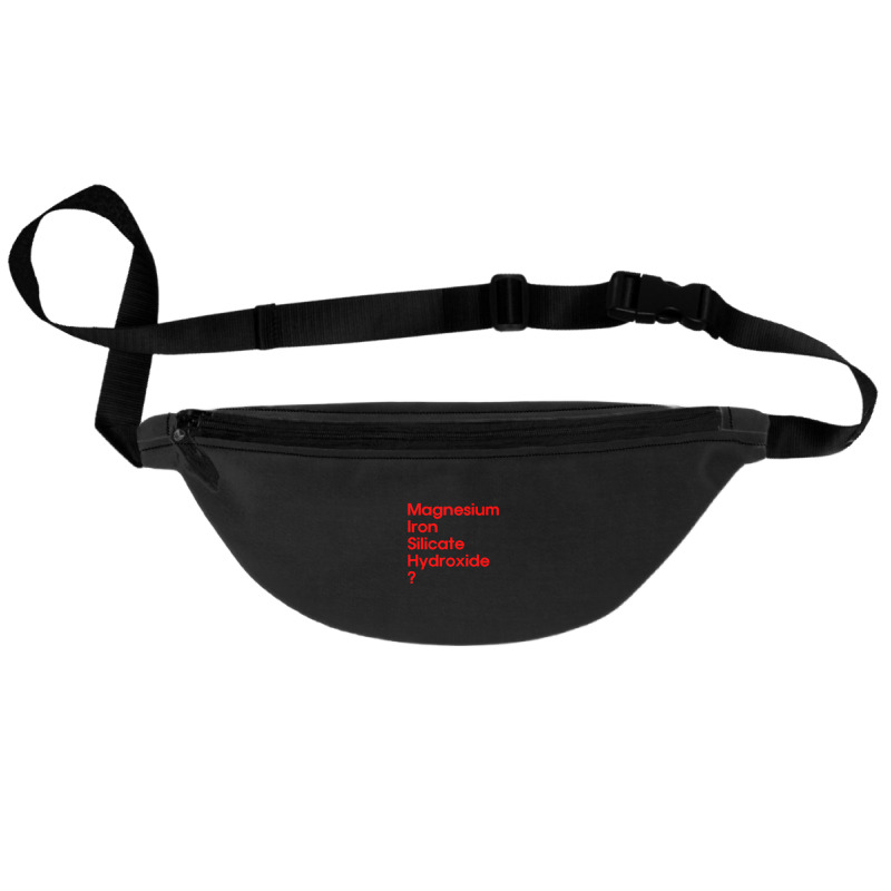 Magnesium Iron Silicate Hydroxide In Red Fanny Pack | Artistshot