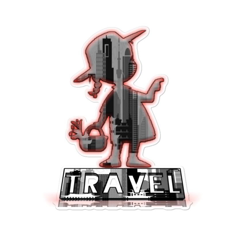 Travel City Sticker by fahimcool | Artistshot