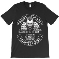 Hot Trend Mens Retro Viking Norse Mythology Dad Father's Day Viking T-shirt | Artistshot