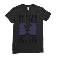 Limited Edition Easter Island Is For Lovers Ladies Fitted T-shirt | Artistshot