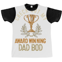 Dad Award Winning Dad Bod Dad Jokes Funny Father's Day Graphic T-shirt | Artistshot