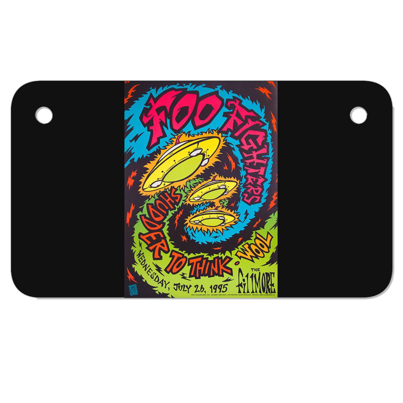 Shudder To Think Motorcycle License Plate | Artistshot