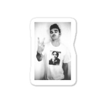 Morrissey Finger Flip [twhite] Sticker | Artistshot