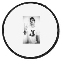 Morrissey Finger Flip [twhite] Round Patch | Artistshot