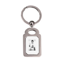 Morrissey Finger Flip [twhite] Silver Rectangle Keychain | Artistshot