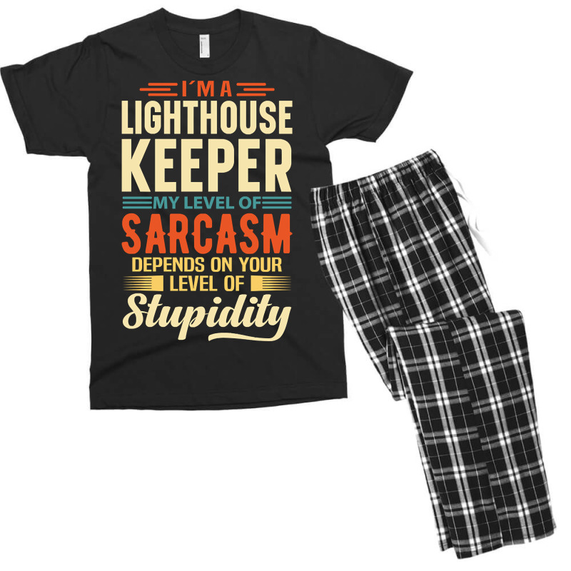 Trending I'm A Lighthouse Keeper Men's T-shirt Pajama Set | Artistshot