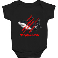 Limited Edition Megalodon Giant Shark Fossil Of The Ocean Dinosaurs Baby Bodysuit | Artistshot