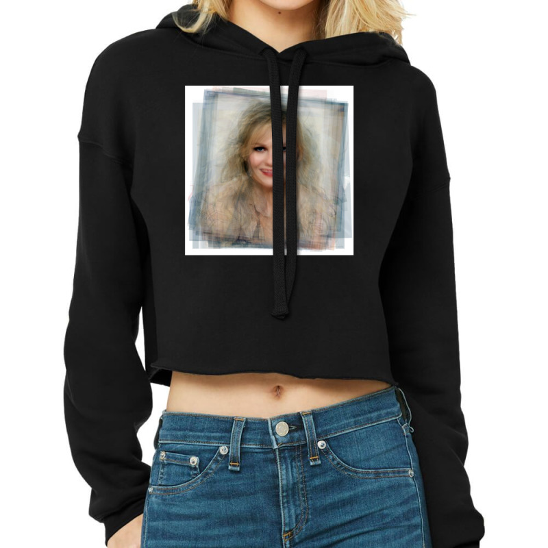 Kirsten Dunst Portrait Cropped Hoodie by ekukaevelsy | Artistshot