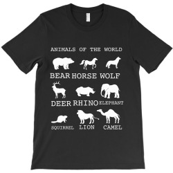 Animals Of The World T-Shirt | Artistshot
