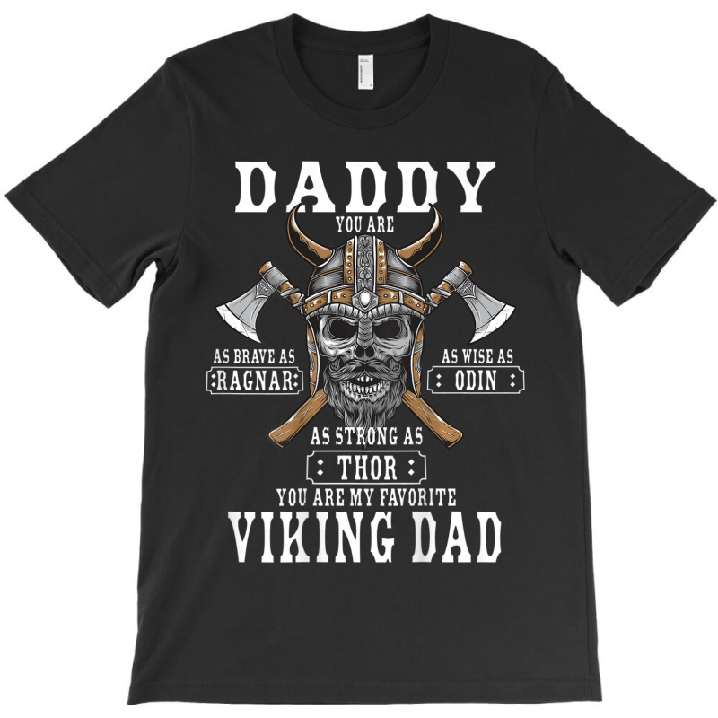 Hot Trend Mens Viking Norse Mythology Husband Best Viking Dad (on Back T-shirt | Artistshot