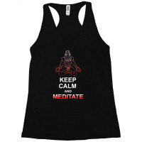 Keep Calm And Meditate 1 Racerback Tank | Artistshot