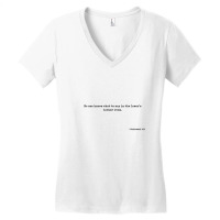 No One Knows What To Say In The Losers Locker Room Quote Women's V-neck T-shirt | Artistshot