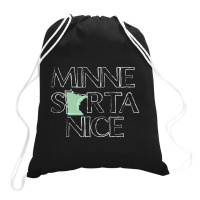 Trending Minnesorta Nice Mn Minnesota Drawstring Bags | Artistshot