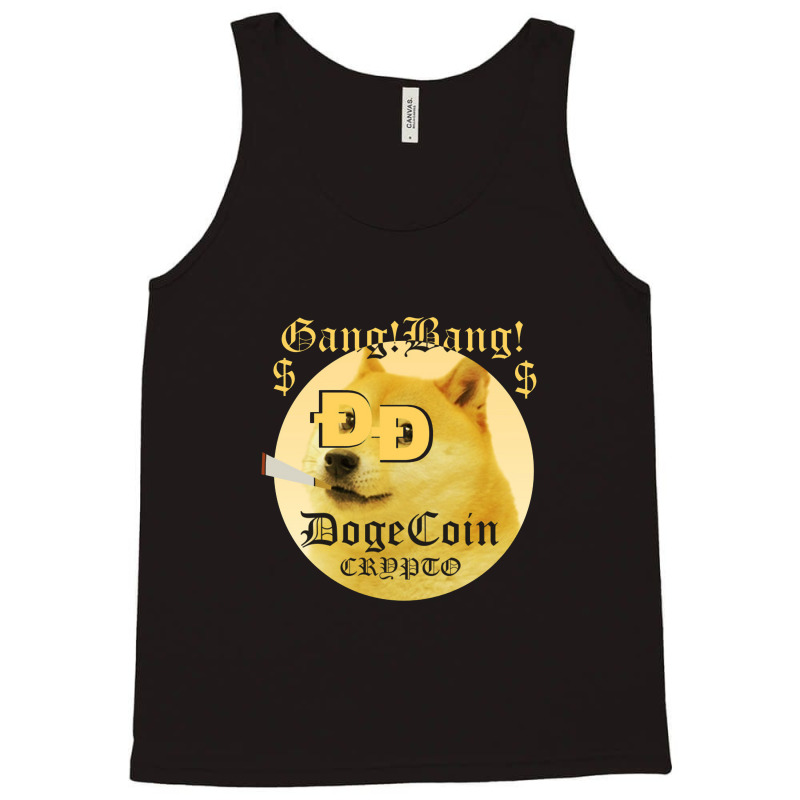 Dogecoin Crypto Gang! Bang! Tank Top | Artistshot