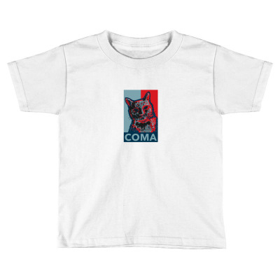 Coma Cat Toddler T-shirt Designed By Asatya