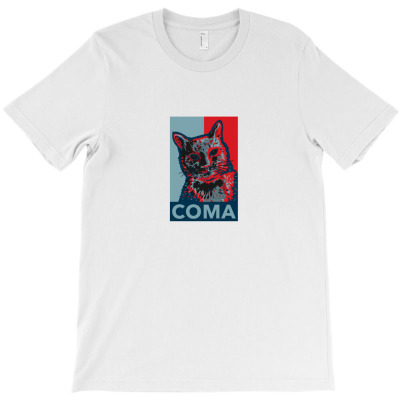 Coma Cat T-shirt Designed By Asatya