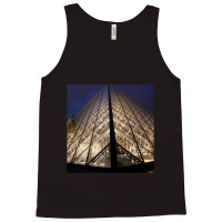 Light Up The Pyramid At Night At The Louvre Tank Top | Artistshot