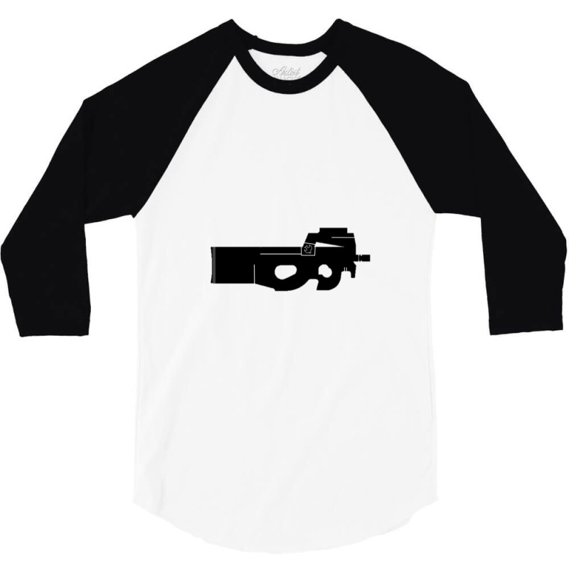 Peacemaker’s Gun In Ep8 3/4 Sleeve Shirt | Artistshot