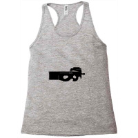 Peacemaker’s Gun In Ep8 Racerback Tank | Artistshot