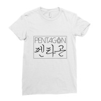 Pentagon Ladies Fitted T-shirt | Artistshot