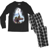 Limited Edition Fractal Unicorn Men's Long Sleeve Pajama Set | Artistshot