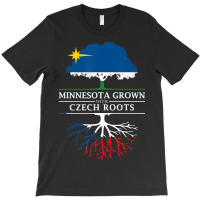 Trending Minnesota Grown With Czech Roots Czech Republic T-shirt | Artistshot