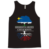 Trending Minnesota Grown With Czech Roots Czech Republic Tank Top | Artistshot