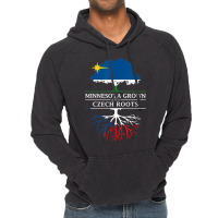 Trending Minnesota Grown With Czech Roots Czech Republic Vintage Hoodie | Artistshot