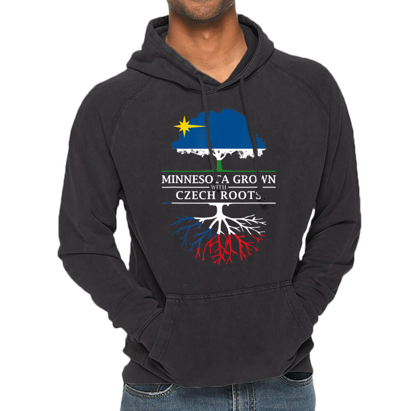 Trending Minnesota Grown With Czech Roots Czech Republic Vintage Hoodie | Artistshot