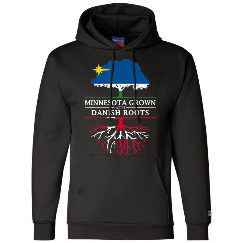 Limited Edition Minnesota Grown With Danish Roots Denmark Champion Hoodie | Artistshot