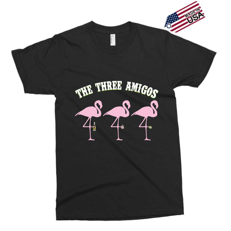 The Three Amigos Flamingos With Tequila Salt Lime T-shirt Exclusive T-shirt | Artistshot