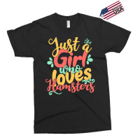 Just A Girl Who Love T  Shirt Just A Girl Who Loves Hamsters Gift Prod Exclusive T-shirt | Artistshot