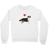 I Love My Black & Tan Australian Shepherd Dog Lover Crewneck Sweatshirt | Artistshot